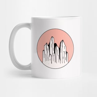 Mountains Sketch V13 Mug